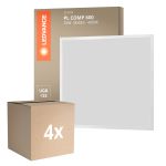 Mehrfachpackung 4x Ledvance LED Panel Compact Aluminium Weiß 33W 3630lm - 840  | 60x60cm