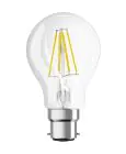 Ledvance Classic Performance LED Glühbirne B22d Birne Fadenlampe Klar 6.5W 806lm - 827 Extra Warmweiß | Ersatz für 60W