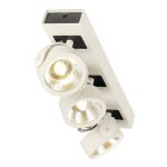 SLV Kalu Triple Mur et Plafonnier Aluminium Blanc 47W 3400lm - 830 Blanc Chaud | Dimmable 