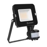 Ledvance Projecteur LED Compact Noir 20W 2000lm 100D - 840  | IP65 - Symétrique - Détecteur de mouvement et de lumière