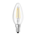 Ledvance Classic LED E14 Bougie Filament Claire 4.2W 470lm - 927- | Meilleur rendu de couleur - Dimmable - Remplacement 40W