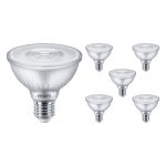 Lot 6x Philips Master Value LED ampoule Réflecteur E27 PAR30 9.5W 740lm 25D - 927  | Meilleur rendu de couleur - Dimmable - Remplacement 75W