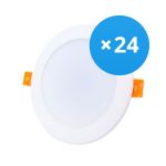 Lot 24x Spot encastrable LED 12W 1080lm 120D - 840  | Remplacement 1x18W