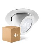 Lot 4x Spot Encastrable LED Blanc 35W 3000lm 36D - 930  | 168mm - Meilleur Rendu De Couleur