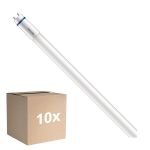 Lot 10x Philips MASTER LED T8 (EM/Direct 230V) High Output T8 7.6W 1090lm - 830 Blanc Chaud | 60cm - Remplacement 18W