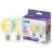 Pack duo 2x WiZ Smart LED E27 Poire Filament 7W 806lm | Meilleur Rendu De Couleur - Dimmable - Remplacement 60W