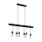 Eglo Suspension Luminaire Townshend Échantillon Noir | IP20 - Convient pour 6x E27 