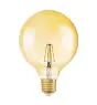 Osram Vintage 1906 LED E27 Globe Filament Dorée 125mm 2.8W 200lm - 824  | Remplacement 25W
