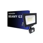 Projecteur LED G3.1 Noir 30W 3300lm 110D - 840 Blanc Froid | IP65 - Détecteur de Mouvement et de Lumière - Symétrique 