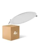 Lot 4x Ledvance Spot Encastrable LED Ronde DN210 18W 1530lm 120D - 840 Blanc Froid | 225mm