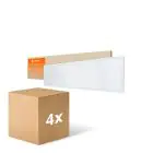 Lot 4x Ledvance Dalle LED Compact Aluminium Blanc 33W 3630lm - 840  | 120x30cm - UGR < 19