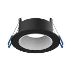 Spot LED Ares Profond ring Noir - avec Inner Cercle  Blanc | Diamètre 68mm - incl. GU10 Fitting