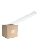 Lot 4x Philips Réglette LED CoreLine BN126C 49W 6400lm - 840 Blanc Froid | 120cm - 1x Câblage Traversant