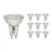 Lot 10x Spot LED GU10 PAR16 3.6W 345lm 36D - 840 | Remplacement 50W