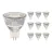 Lot 10x Spot LED GU5.3 MR16 6.1W 621lm 36D - 830 | Remplacement 50W